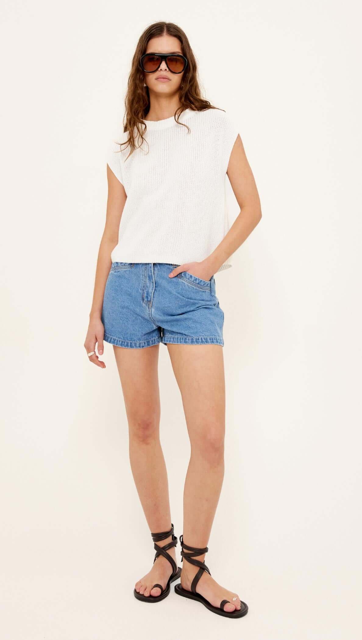 STAPLE THE LABEL Ellis Tank - White
