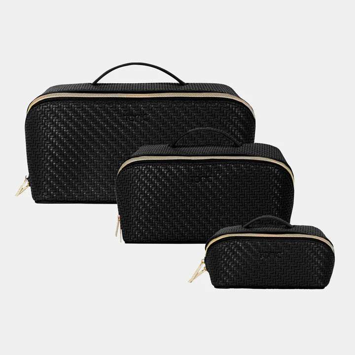 TONIC Herringbone Beauty Bag Small Licorice
