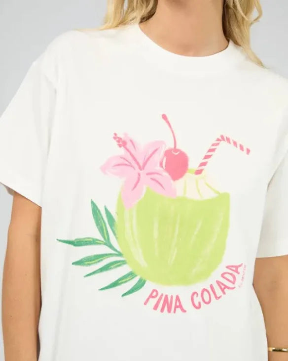 AAE Pina Colada Relaxed Tee - Vintage White