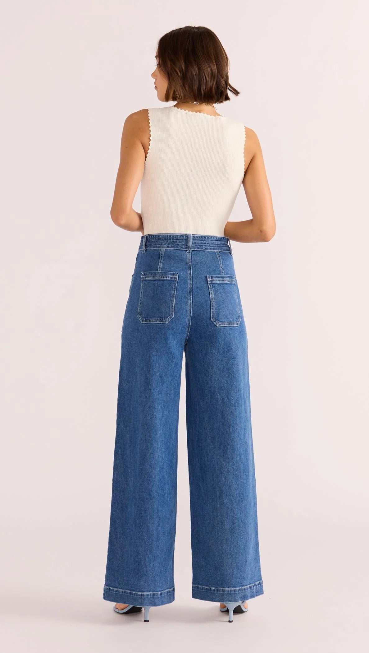 MINKPINK Ellis Denim Panel Jean - Denim