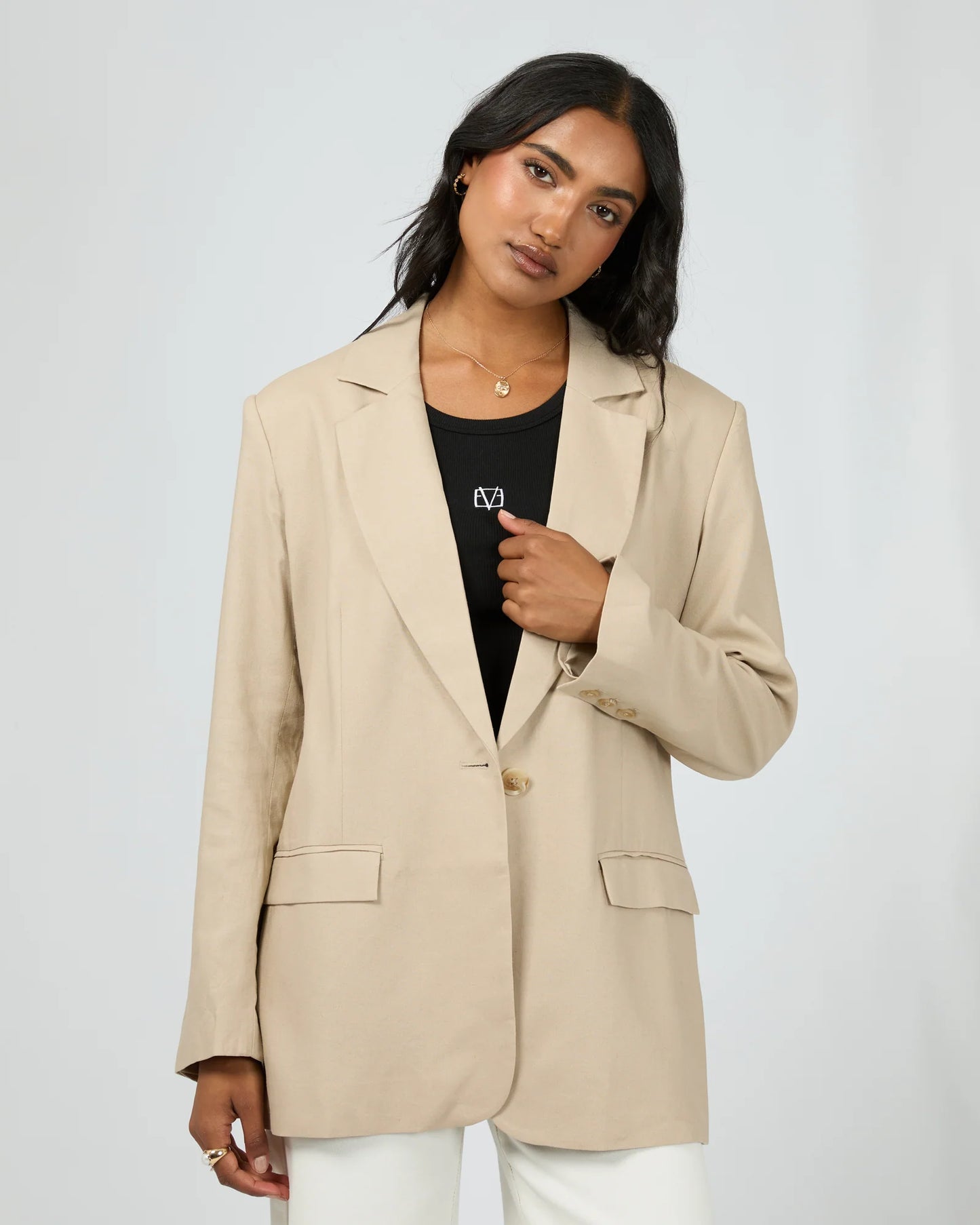 AAE Toledo Blazer - Bone