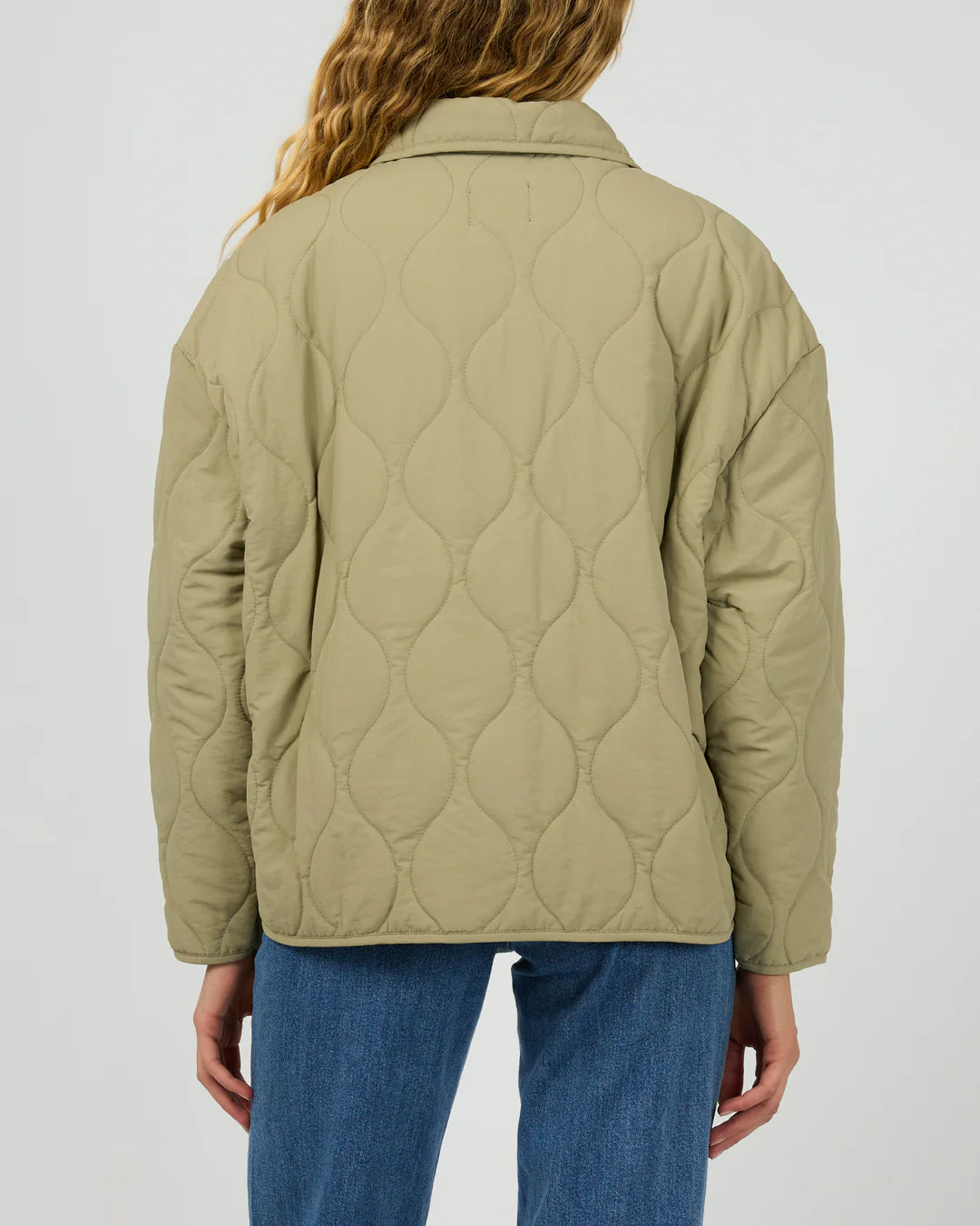 SILENT THEORY Archer Stitched Jacket - Khaki