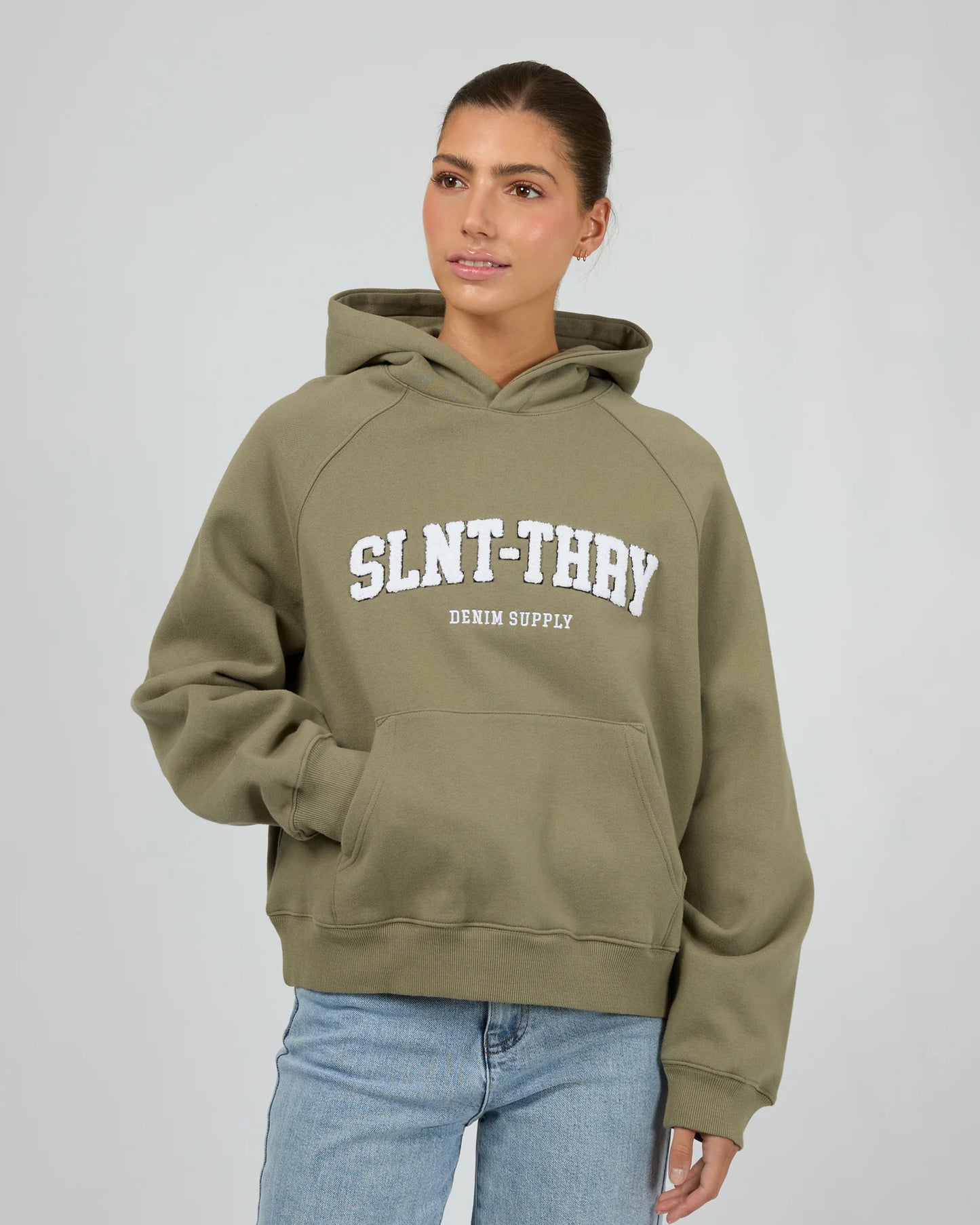 SILENT THEORY - FOCUS HOODIE - Khaki