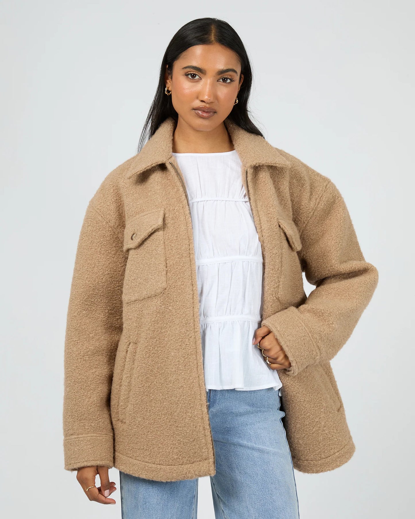 ALL ABOUT EVE ARIA SHACKET - TAN