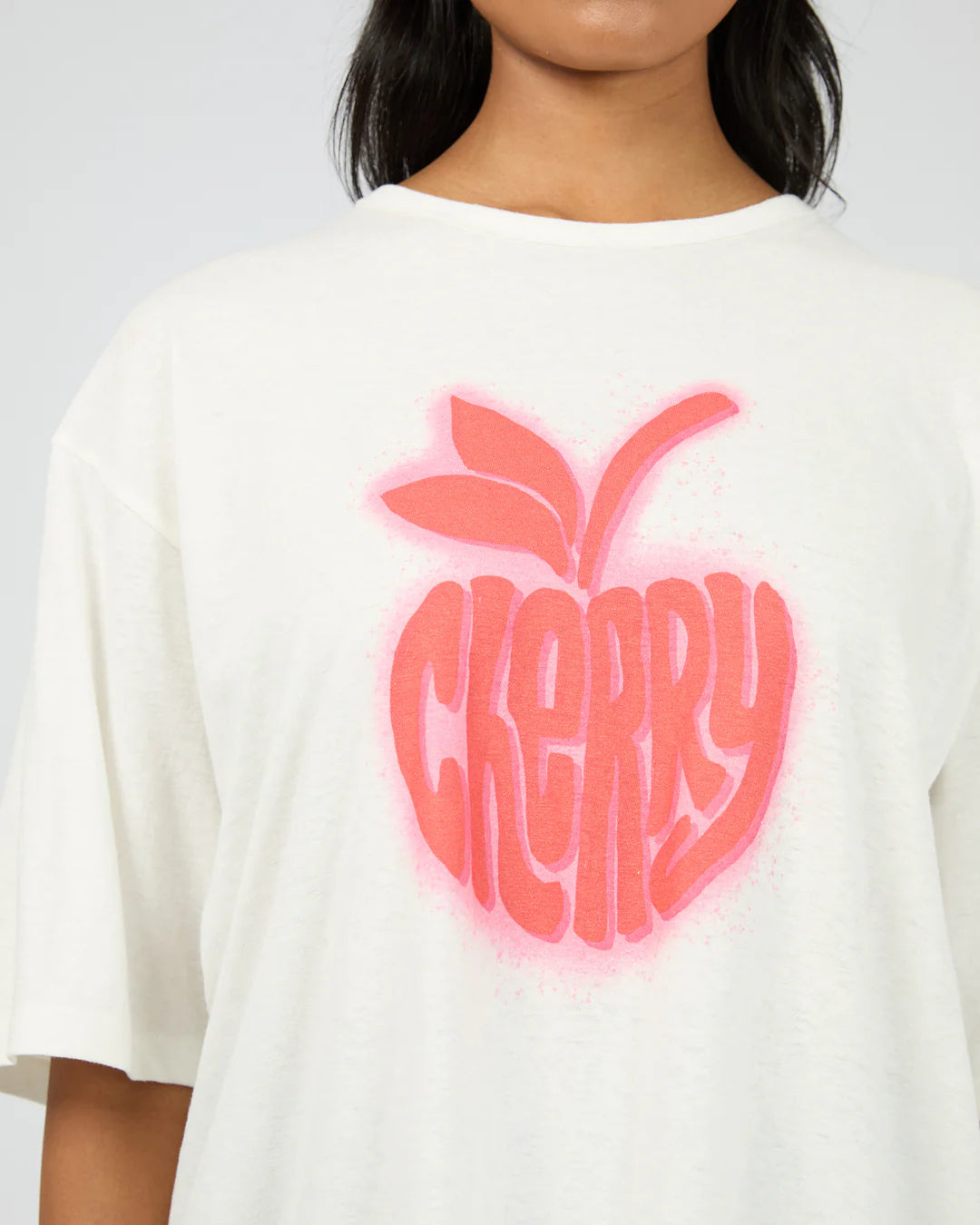 ALL ABOUT EVE Cherry Spray O/S Tee