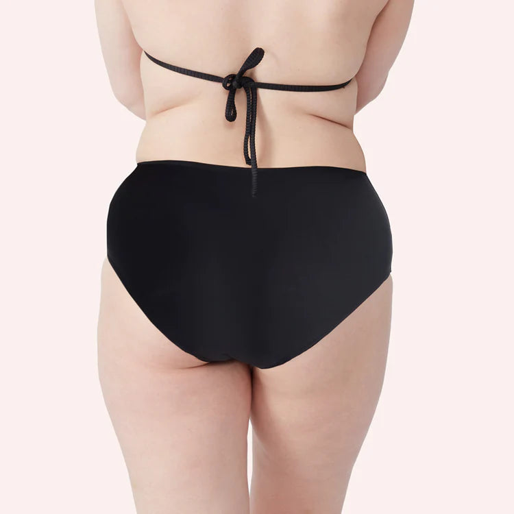 LOVE LUNA ADULT PERIOD SWIM FULL BRIEF - BLACK (Light/Medium)