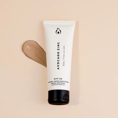 AVOCADO ZINC SPF 50 Natural Tinted Moisturiser