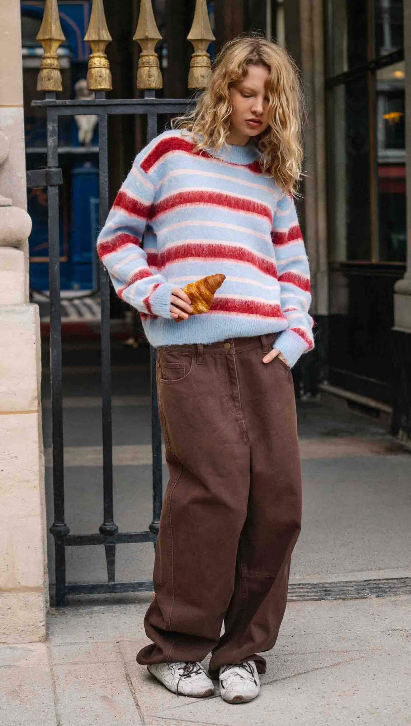 MINKPINK Elka Stripe Knit Jumper