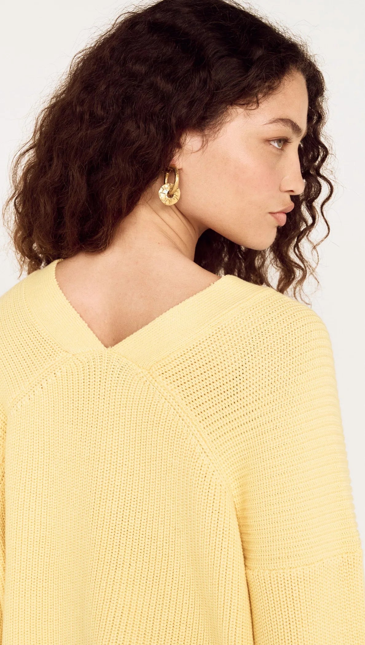 MINKPINK Butter Yellow Oversized Cardigan