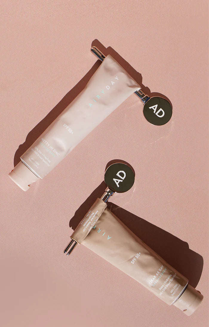 AIRYDAY Tube Key - Silver & Nude Logo