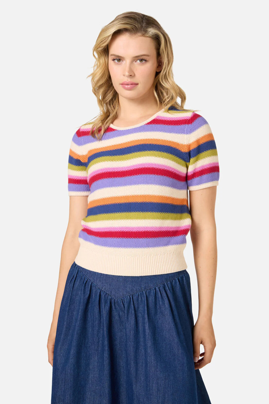 PRINCESS HIGHWAY Perri Stripe Knit Top - Multi