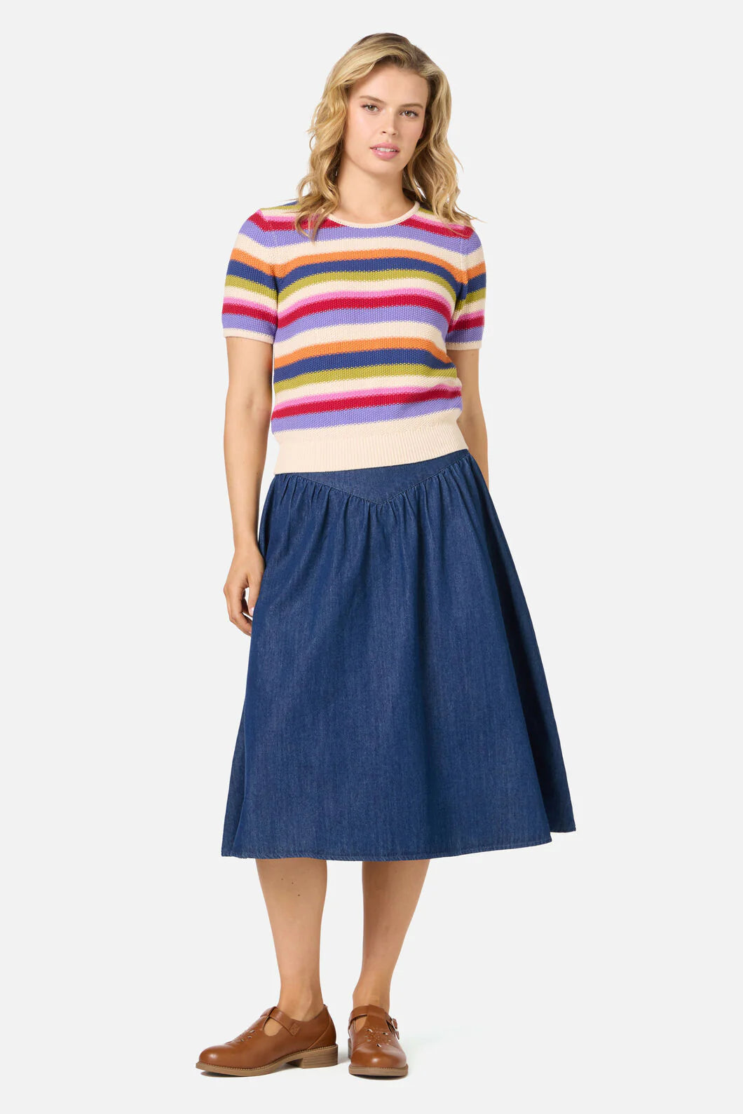 PRINCESS HIGHWAY Perri Stripe Knit Top - Multi