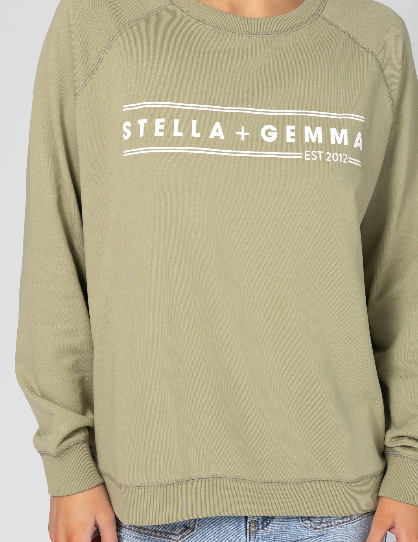 STELLA + GEMMA Classic Sweater - Mint