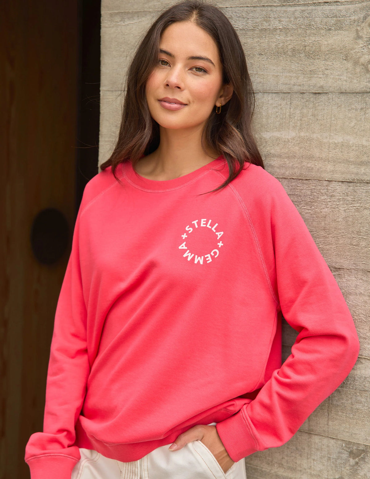 STELLA & GEMMA Classic Sweat - Deep Coral