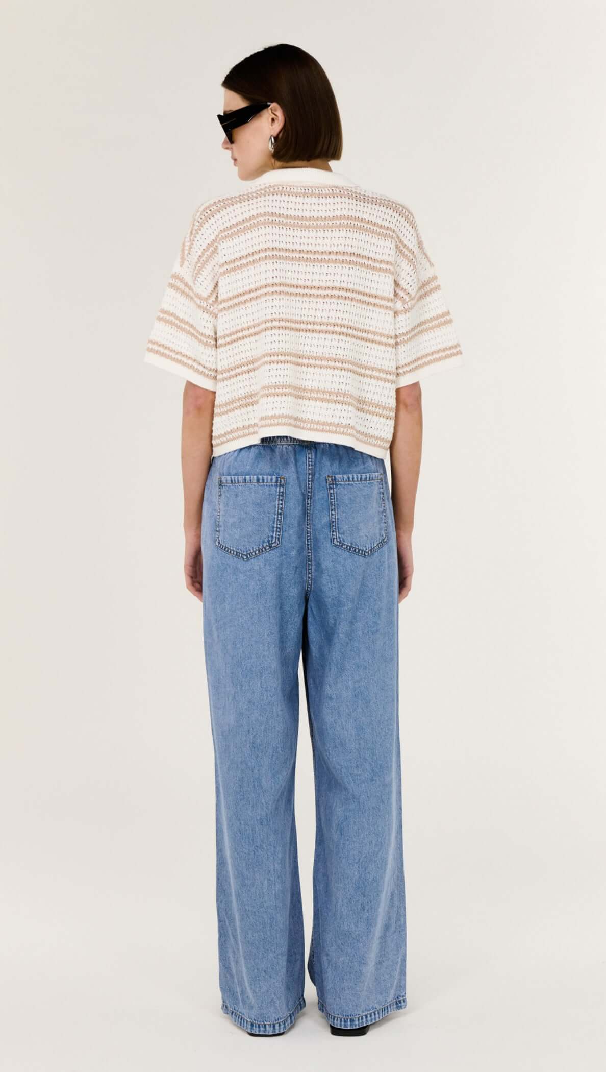 STAPLE THE LABEL Chambray Relaxed Pant - Light Demin