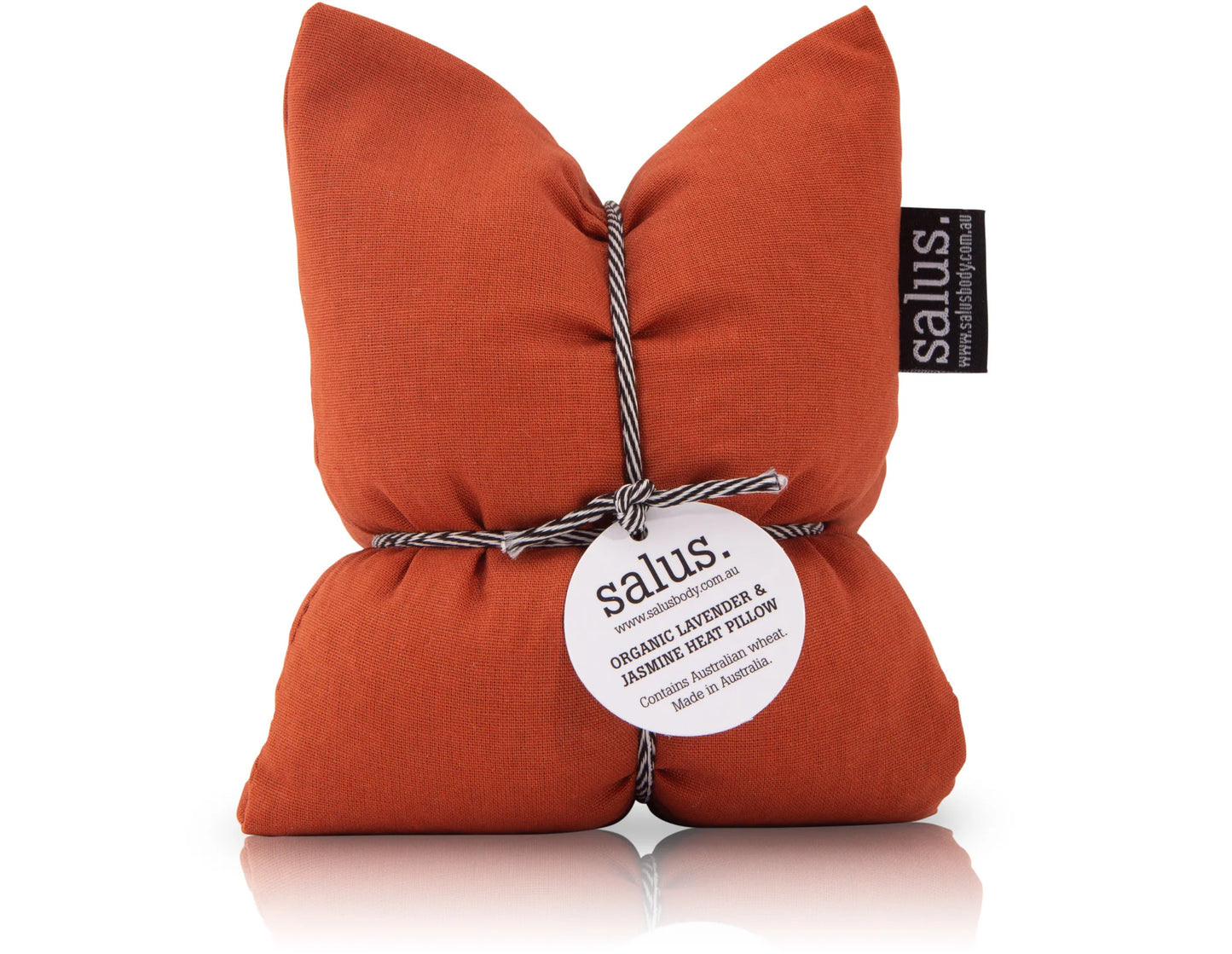 SALUS ORGANIC LAVENDER & JASMINE HEAT PILLOW - TERRACOTTA