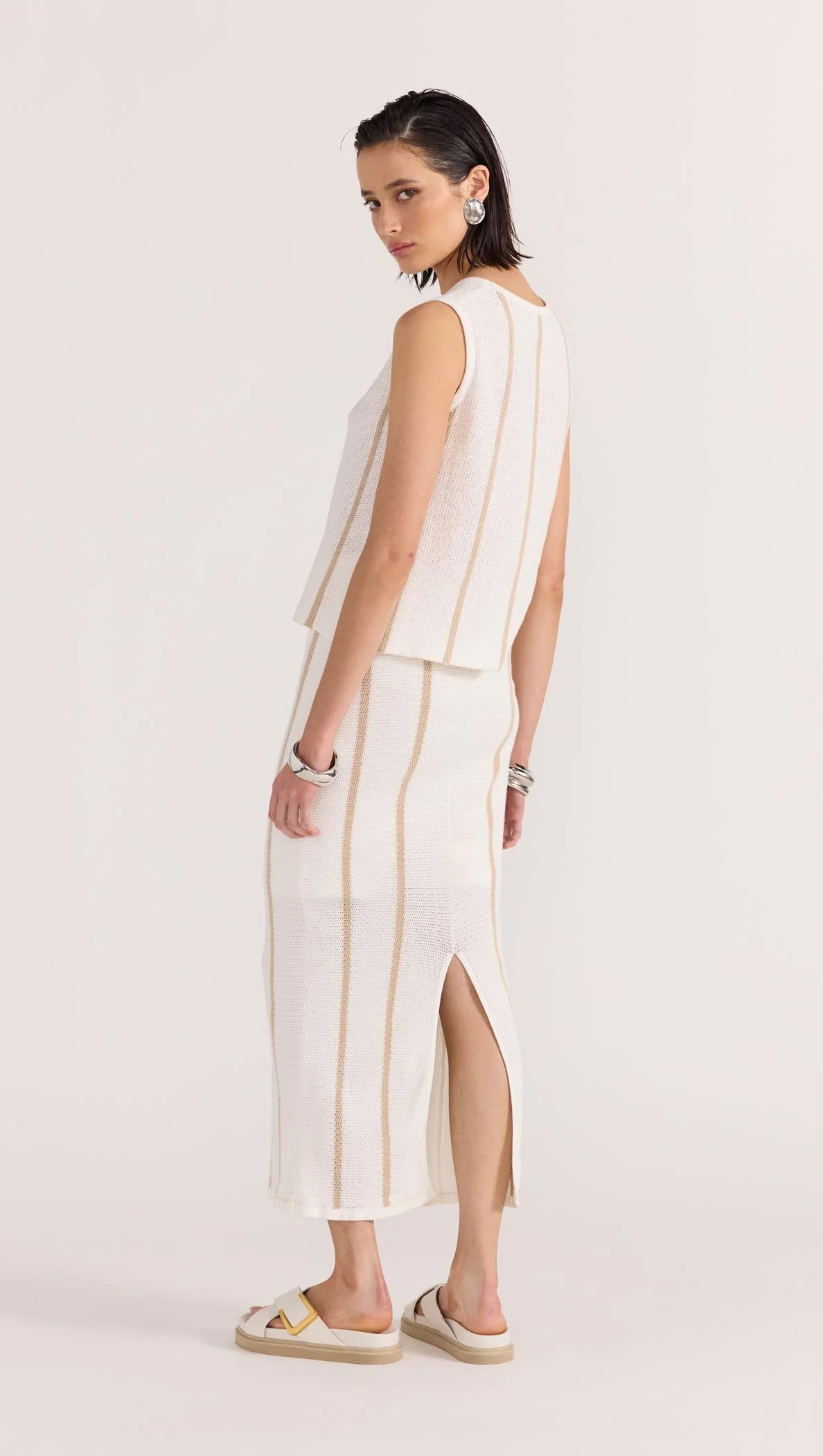 STAPLE THE LABEL Allegra Knit Midi Skirt