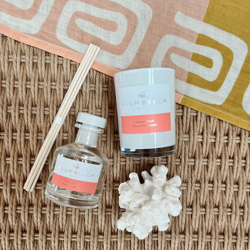 PALM BEACH Summer Peach Mini Fragrance Diffuser 50ml