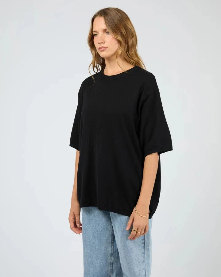 Silent Theory Ashton Knit Tee - Black