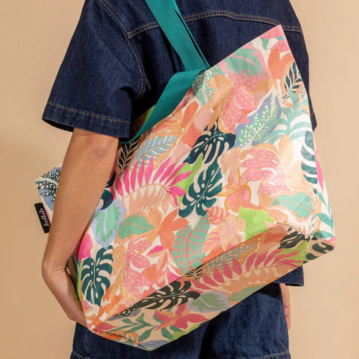 KOLLAB SHOPPER TOTE - Summer Garden