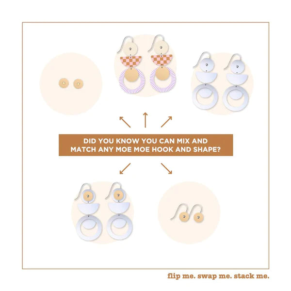MOE MOE PLAYFUL HUES DUO PACK EARRINGS