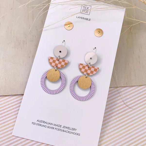 MOE MOE PLAYFUL HUES DUO PACK EARRINGS