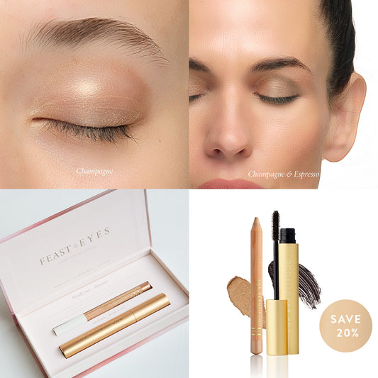LUK BEAUTIFOOD Feast For Your Eyes Gift Set - Champagne & Espresso