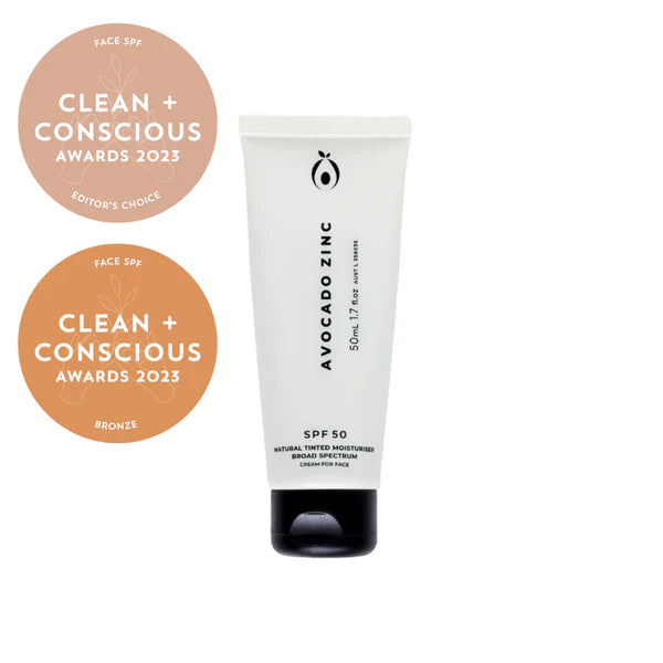 AVOCADO ZINC SPF 50 Natural Tinted Moisturiser