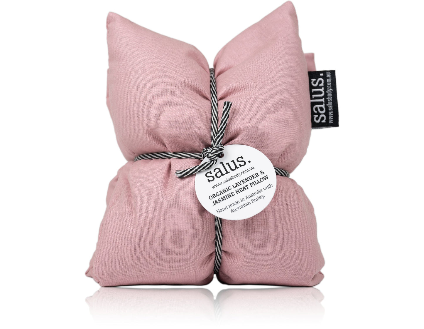 SALUS ORGANIC LAVENDER & JASMINE HEAT PILLOW - DUSTY ROSE