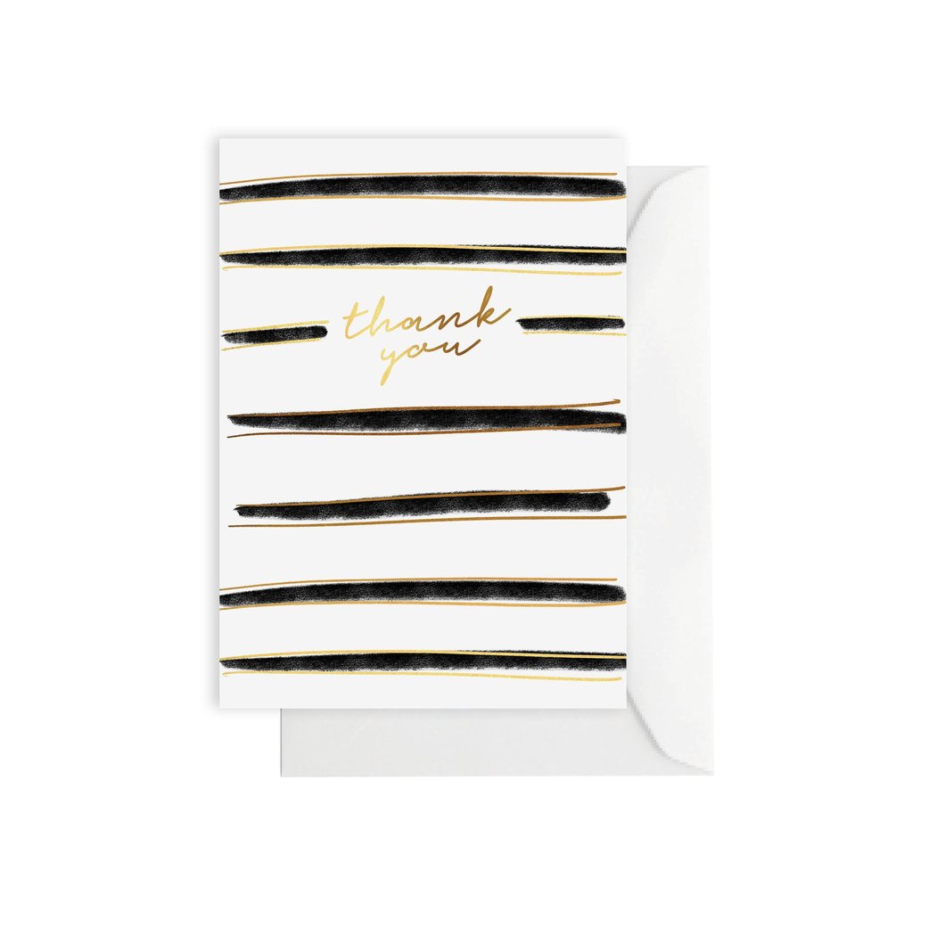 THANK YOU BRUSH STRIPE