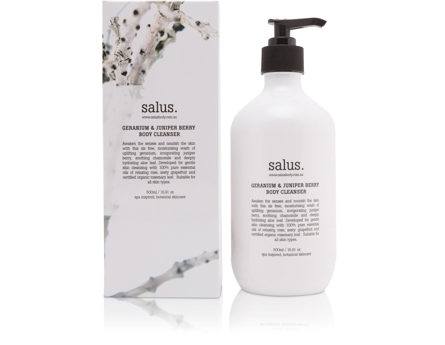 GERANIUM & JUNIPER BODY WASH