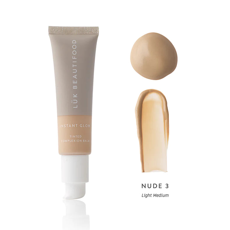 LUK BEAUTIFOOD - INSTANT GLOW SKIN TINT - NUDE 3 LIGHT MEDIUM