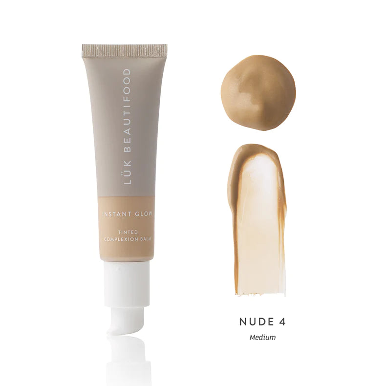 LUK BEAUTIFOOD - INSTANT GLOW SKIN TINT - NUDE 4 MEDIUM