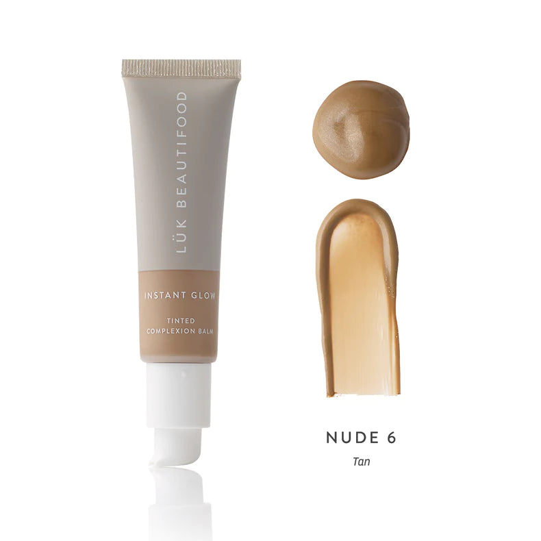 LUK BEAUTIFOOD - INSTANT GLOW SKIN TINT - NUDE 6 TAN