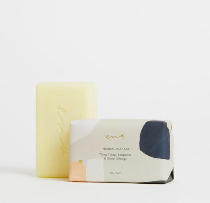 NATURAL SOAP BAR - Ylang Ylang, Bergamot & Sweet Orange 200gm