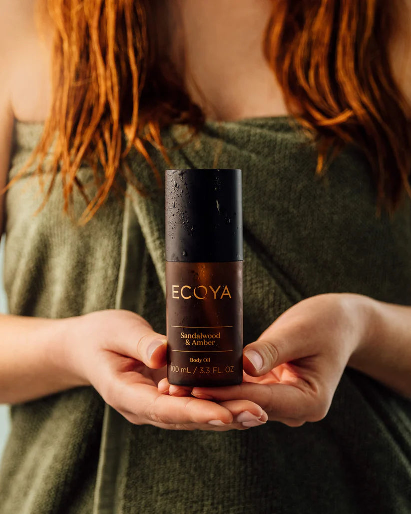 ECOYA SANDALWOOD & AMBER BODY OIL