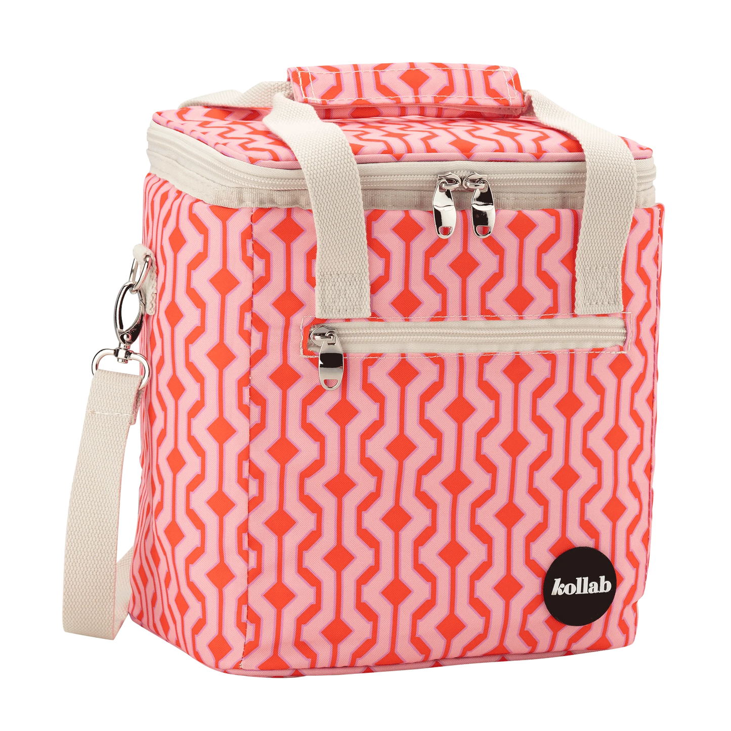 KOLLAB MINI COOLER BAG - Cherry Zig Zag
