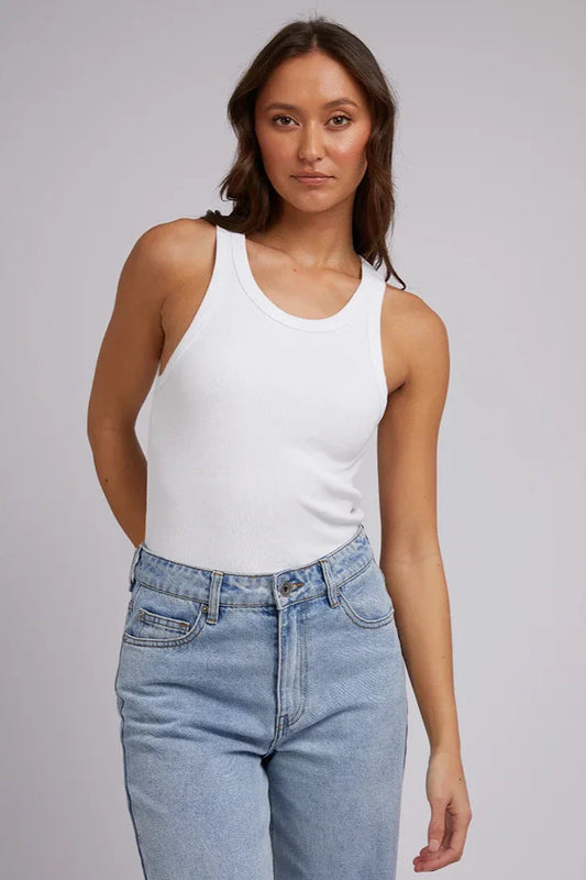 SILENT THEORY Ella Tank - White