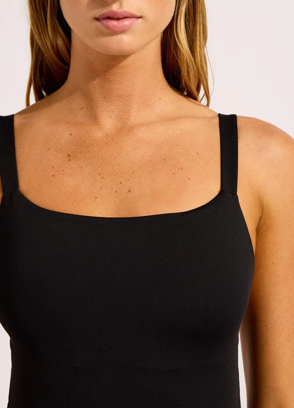 SEAFOLLY Collective Square Neck One Piece Swimsuit - Black