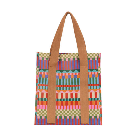KOLLAB MARKET BAG - Blocks and Stripes