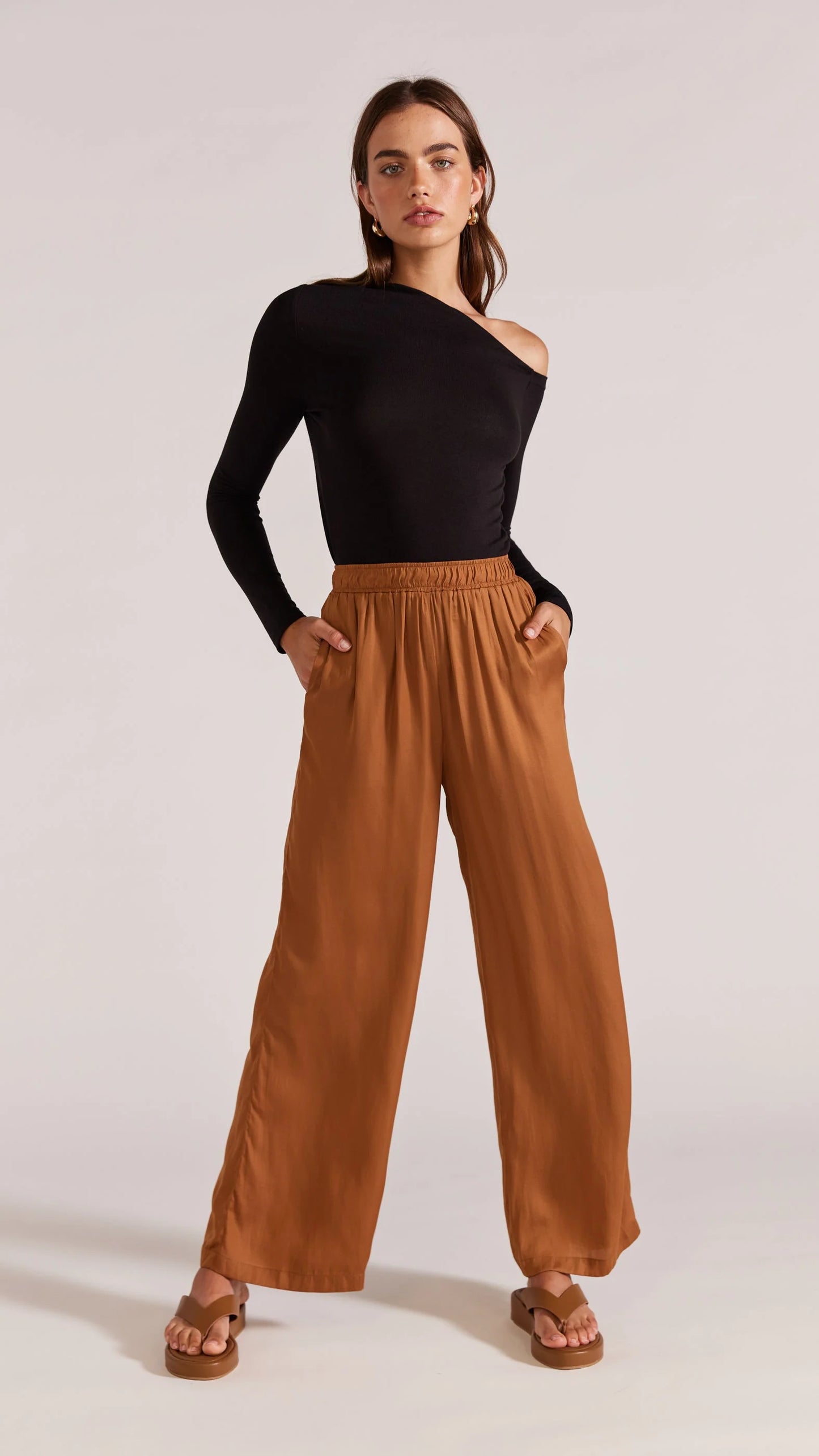 STAPLE THE LABEL Roison Pant - Toffee