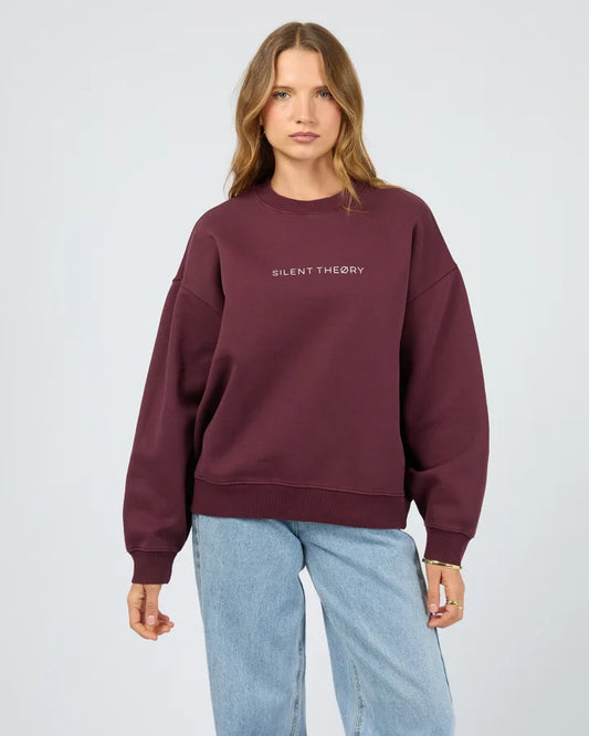 SILENT THEORY - LOGO CREW - Cherry