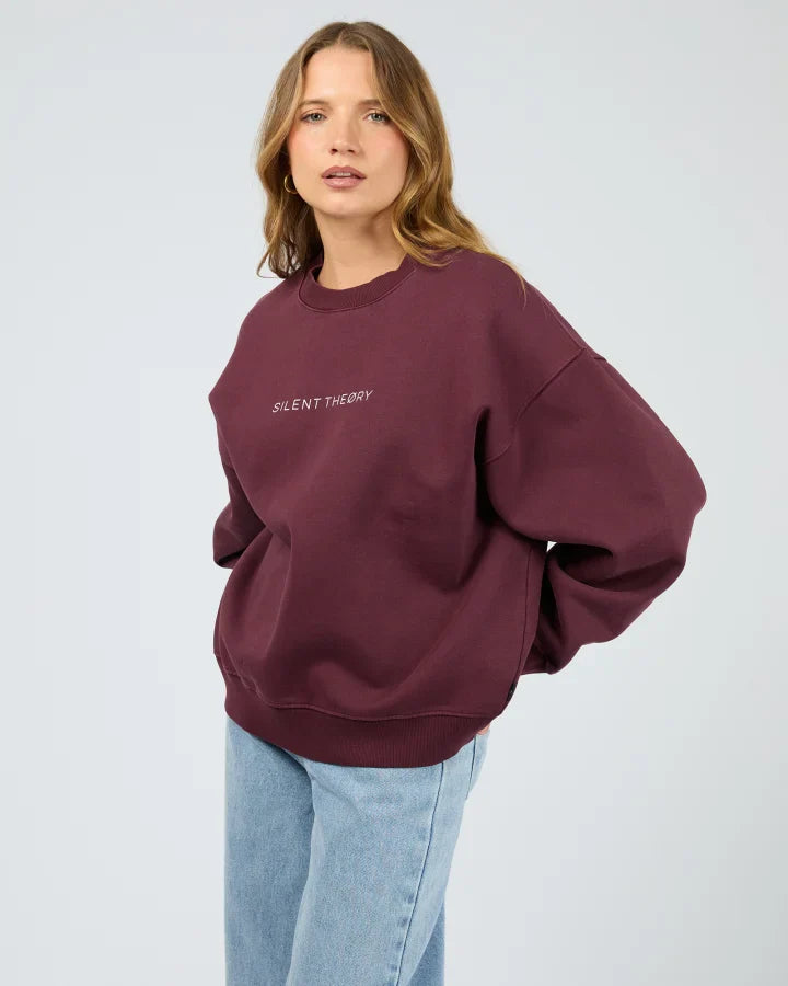 SILENT THEORY - LOGO CREW - Cherry