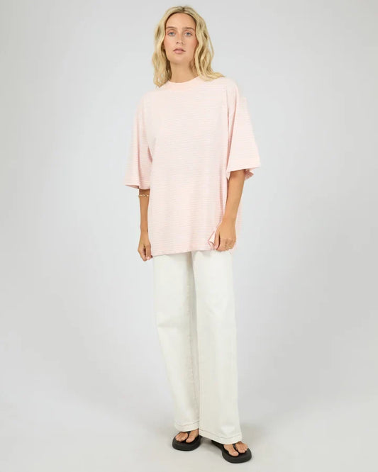 ALL ABOUT EVE Kya Oversized Tee - Pale Pink