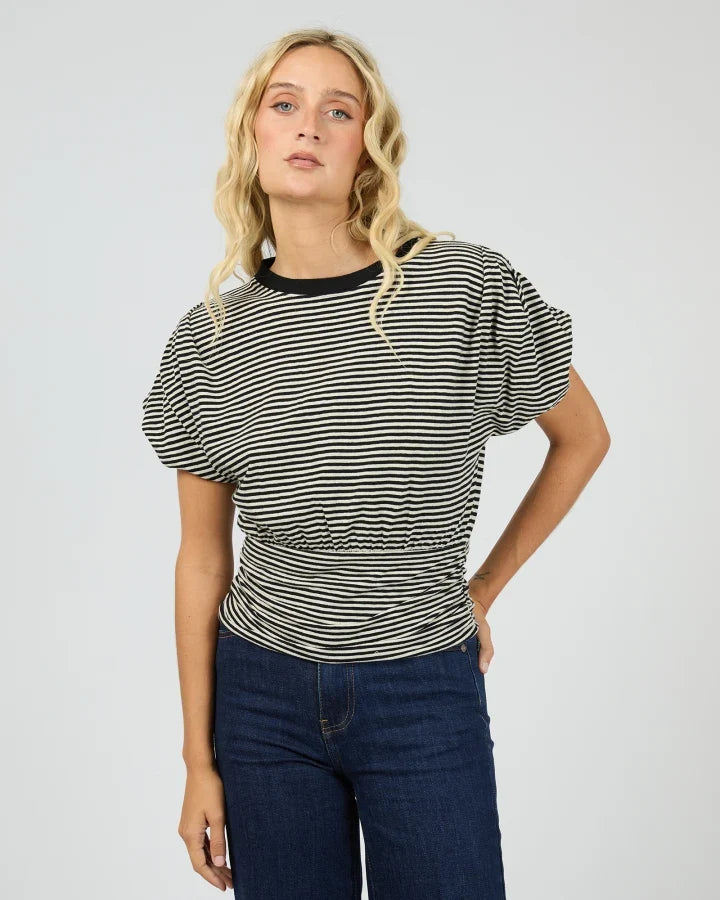 ALL ABOUT EVE Halle Tee - Grey Marle