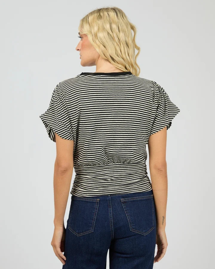 ALL ABOUT EVE Halle Tee - Grey Marle