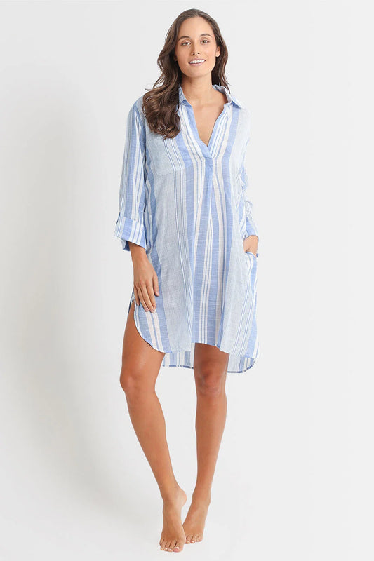 SUNSEEKER Wilder Painters Shirt - Royal