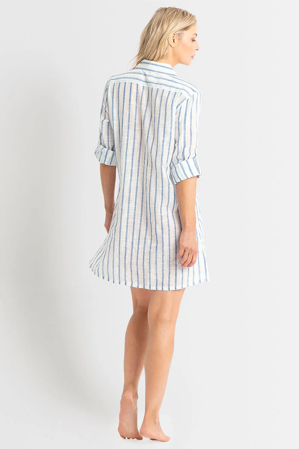 JANTZEN Echo Button Through Shirt - White