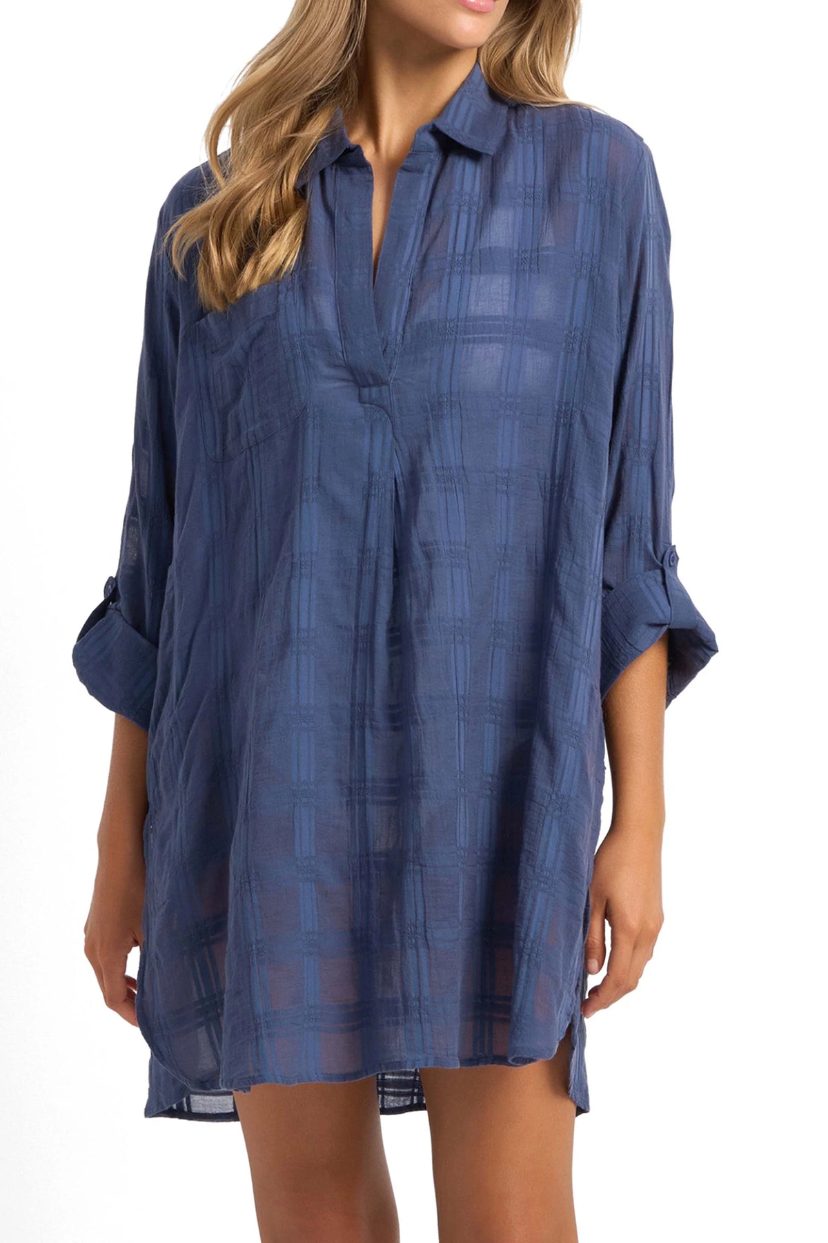 SUNSEEKER Picnic Painters Shirt - Midnight