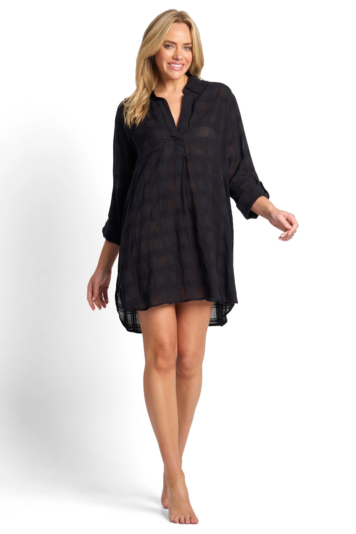 SUNSEEKER Picnic Painters Shirt - Black